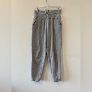 Alo Yoga Womens High-Waisted Gray Sweat Pants Joggers Size Small